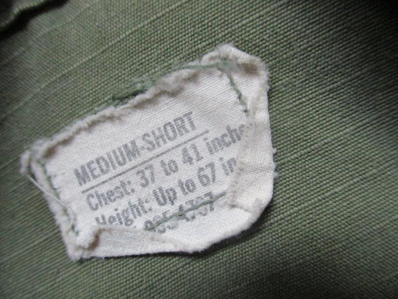 1969 VIETNAM WAR US ARMY SLANT POCKET OG107 GREEN Jungle combat modified JACKET COAT M s — image 4