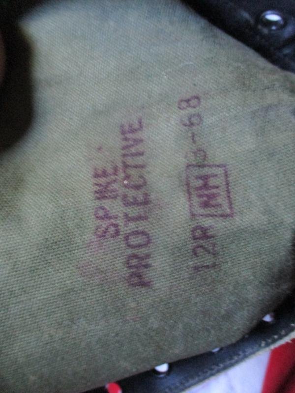 genuine 1968 HI-PALS US ARMY / USMC VIETNAM WAR issue JUNGLE COMBAT BOOTS usa 12 R — image 2