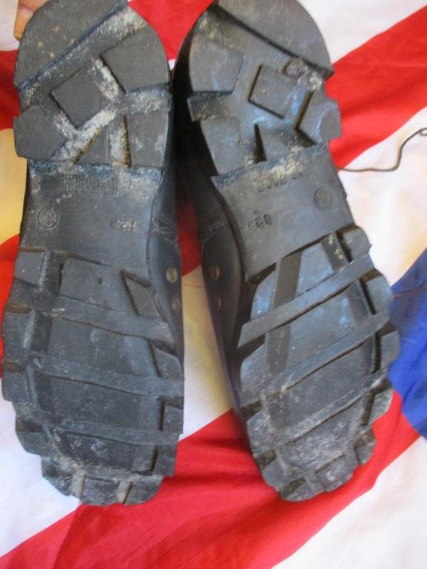 genuine 1968 HI-PALS US ARMY / USMC VIETNAM WAR issue JUNGLE COMBAT BOOTS usa 12 R — image 3