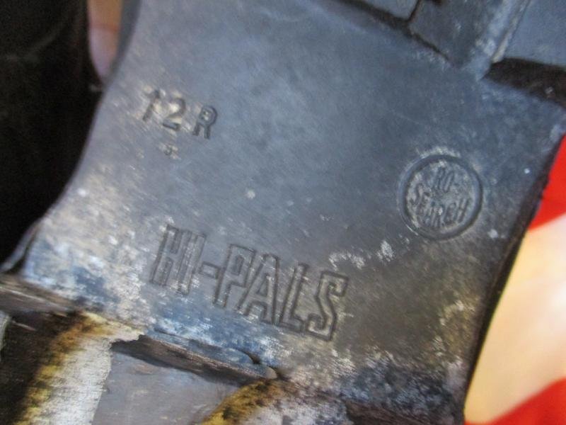 genuine 1968 HI-PALS US ARMY / USMC VIETNAM WAR issue JUNGLE COMBAT BOOTS usa 12 R — image 4