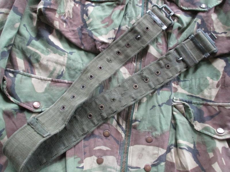 real BRITISH ARMY / PARACHUTE REGIMENT ISSUE 58 PATTERN WEBBING BELT falklands — image 2