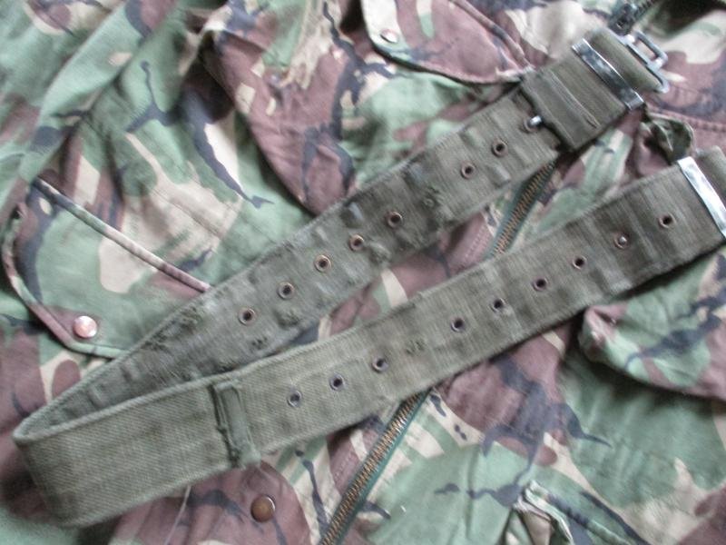 real BRITISH ARMY / PARACHUTE REGIMENT ISSUE 58 PATTERN WEBBING BELT falklands — image 3