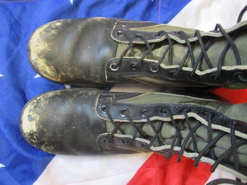 genuine US ARMY VIETNAM WAR issue GENESCO CIC JUNGLE COMBAT BOOTS us 10 n UK 9 n — image 5