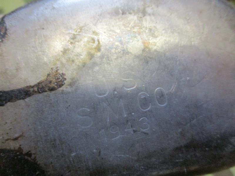 WW2 US ARMY - USMC SMCO 1943 WATER BOTTLE CANTEEN & ICO METAL MUG — image 2