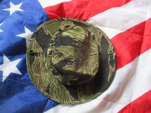 SANTA MARIA CO TIGER STRIPE VIETNAM WAR BOONIE JUNGLE HAT …