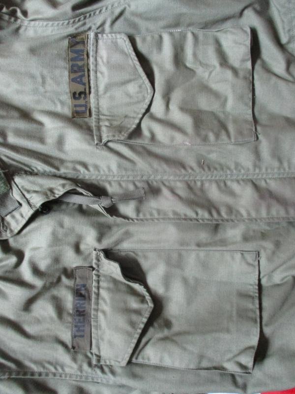 1969 ALPHA INDUSTRIES genuine US ARMY ISSUE VIETNAM WAR OG 107 M65 COAT COMBAT jacket Medium Short TO large — image 5