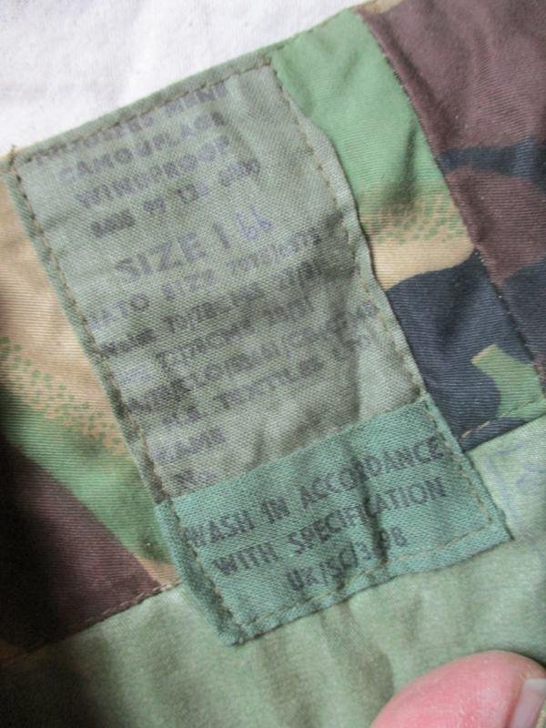 rare COTTON GABARDINE 68 dpm SAS windproof X WAIST TYPE TROUSERS FALKLANDS WAR — image 2