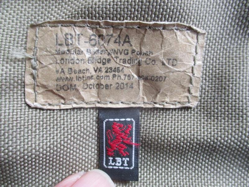LBT LONDON BRIDGE TRADING seal team DevGru NVG BATTERY ifak utility MOLLE POUCH coyote tan — image 2