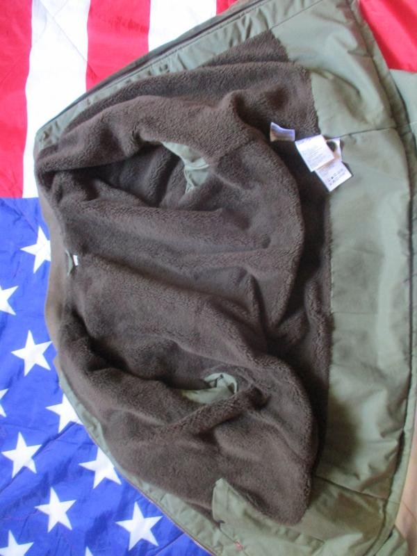 rare Vintage Fashion LEVIS US NAVY N1 N3 Sherpa DECK JACKET COAT OG GREEN large — image 4