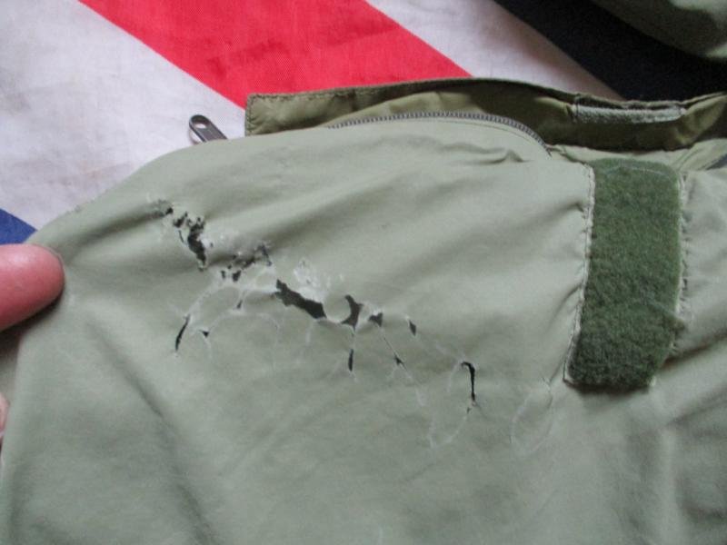 Original BUFFALO special6 FUR PILE FLEECE & PERTEX og green SHIRT SMOCK 46 large — image 4