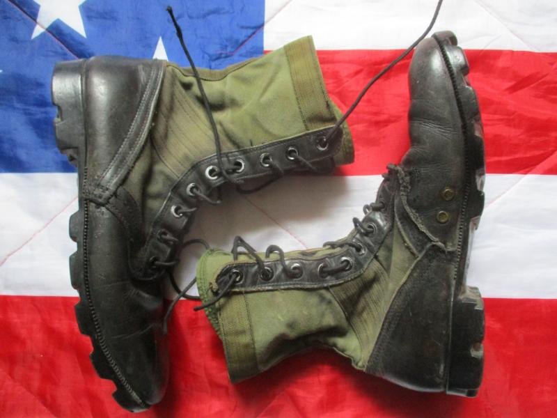 genuine US ARMY VIETNAM WAR issue BATA JUNGLE COMBAT BOOTS us 11 n UK 10 n — image 3