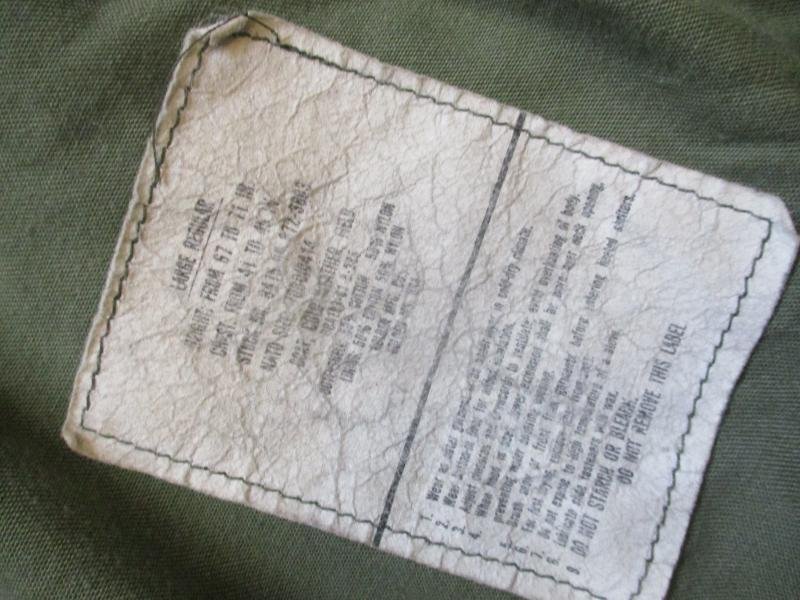 USA US ARMY VIETNAM WAR tiger stripe M65 COMBAT jacket COAT large regular -XL — image 2