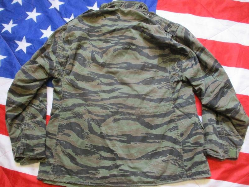 USA US ARMY VIETNAM WAR tiger stripe M65 COMBAT jacket COAT large regular -XL — image 4