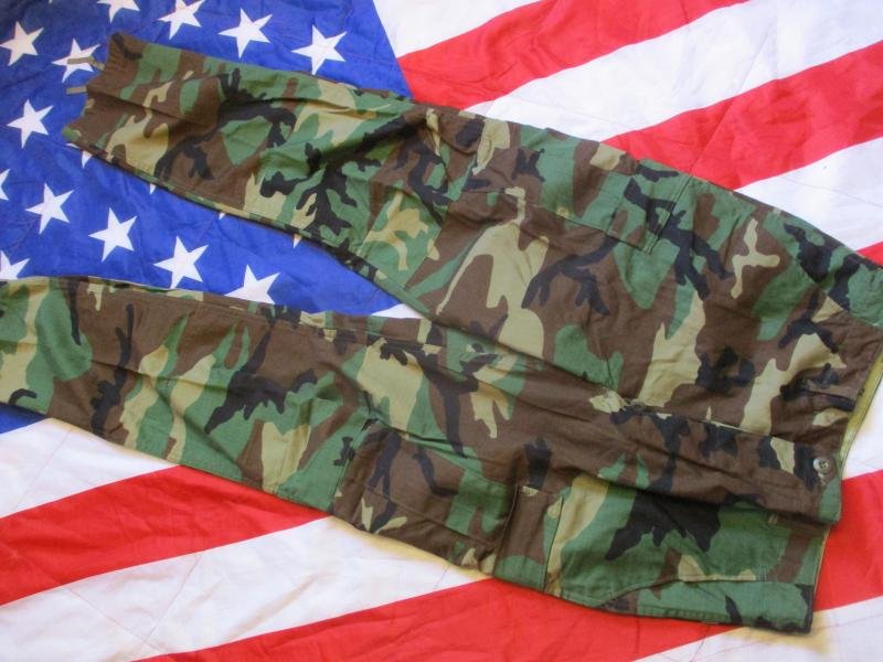 GENUINE issue USA us AMERICAN M81 woodland CAMO BDU combat PANTS TROUSERS M L new — image 2