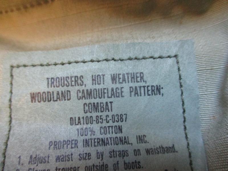 GENUINE issue USA us AMERICAN M81 woodland CAMO BDU combat PANTS TROUSERS M L new — image 5