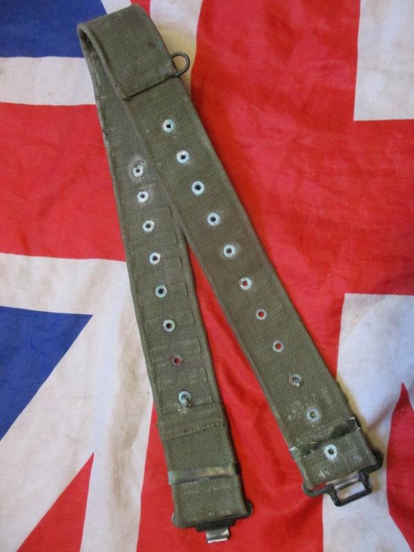 genuine real 1989 DATED BRITISH ARMY ISSUE 58 PATTERN WEBBING BELT — image 5