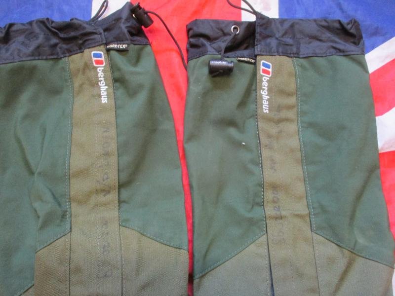 real BERGHAUS YETI attack GORETEX WATERPROOF MOUNTAIN boot GAITERS SIZE xxl — image 3