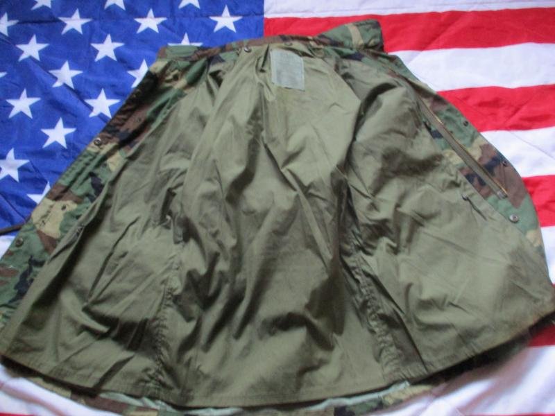 GENUINE ALPHA industries US ARMY USA Issue WOODLAND CAMO M65 COAT COMBAT JACKET medium long - large — image 4