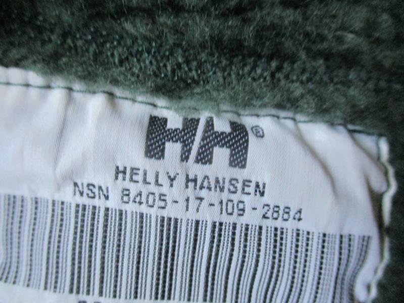 Original HELLY HANSEN DUTCH ARMY issue WOOL MIX FUR FLEECE FIELD JACKET L - XL — image 2