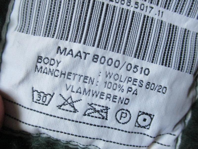 Original HELLY HANSEN DUTCH ARMY issue WOOL MIX FUR FLEECE FIELD JACKET L - XL — image 3