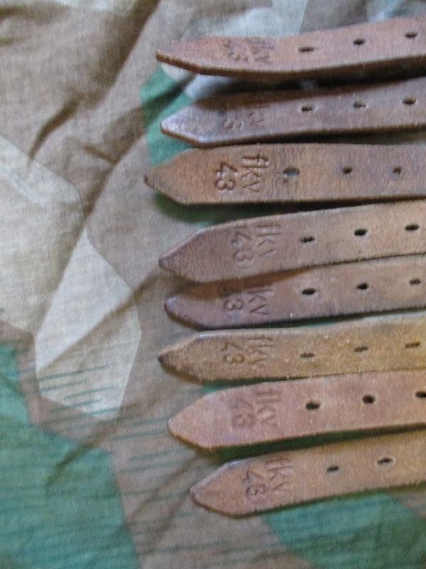 GERMAN ARMY Waffen SS WW2 ZELTBHAN ZELT SHELTER PONCHO STRAP fkv 1943 DATED — image 5