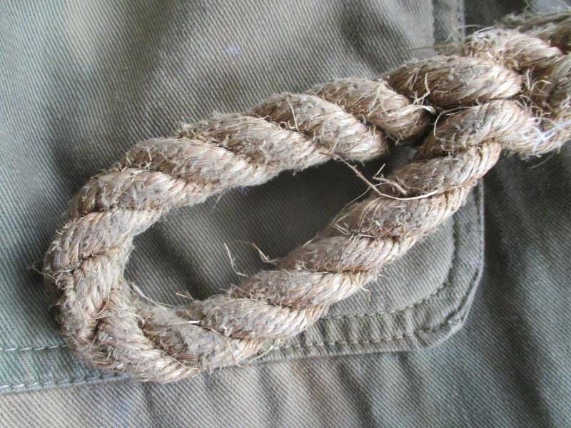 GENUINE WW2 ISSUE BRITISH PARATROOPER AIRBORNE denison TOGGLE ROPE — image 5