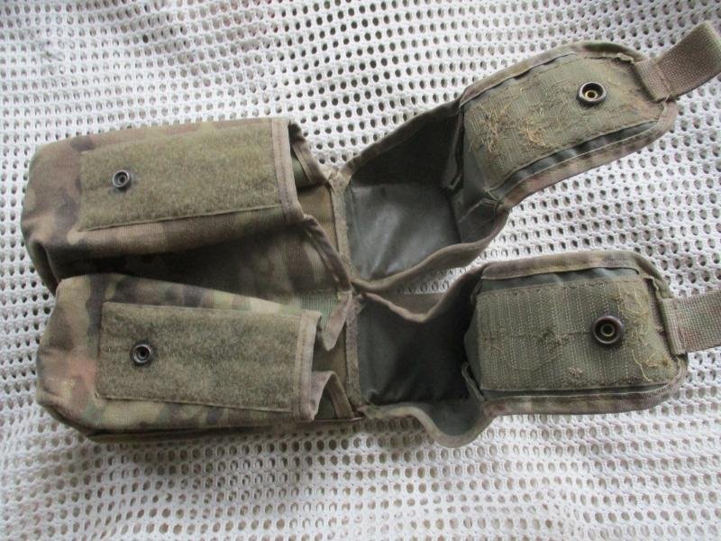 DRAGON / PILGRIM of COLCHESTER MOLLE double 5.56mm MAG POUCH crye multicam mtp — image 3