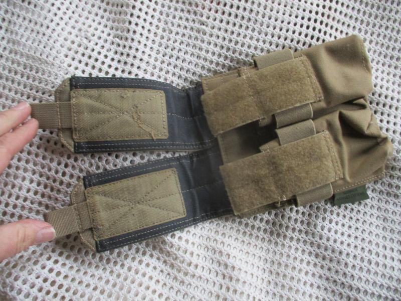 WARRIOR ASSAULT SYSTEMS uk MOLLE double 5.56mm mag POUCH coyote tan NEW — image 4