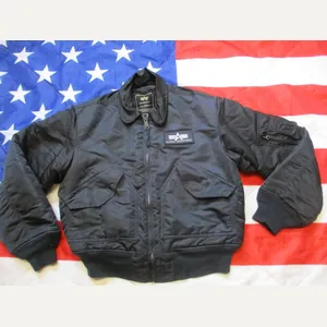 GENUINE ALPHA INDUSTRIES USAF USA CWU bomber pilot JACKET COAT …