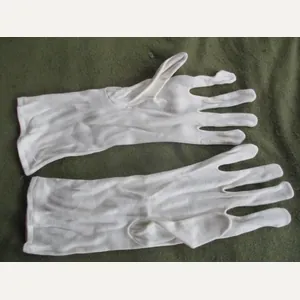 BRITISH ARMY issue NBC CBRN inner GLOVES white parade drill …