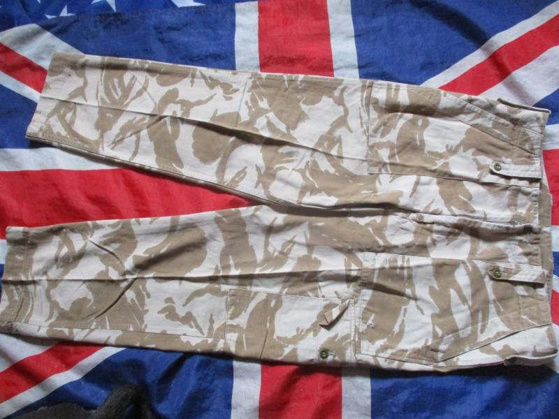 VERY RARE british army GULF WAR WAR 1 DESERT DPM ddpm LIGHTWEIGHT TROUSERS 36' — image 2