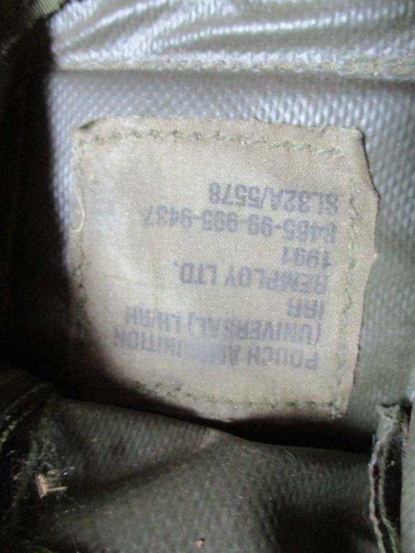 GULF WAR 1 BRITISH ARMY ISSUE OG GREEN PLCE sas belt kit INFANTRY WEBBING SET — image 4
