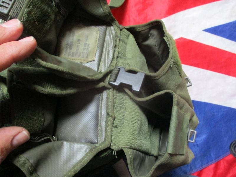 GULF WAR 1 BRITISH ARMY ISSUE OG GREEN PLCE sas belt kit INFANTRY WEBBING SET — image 5