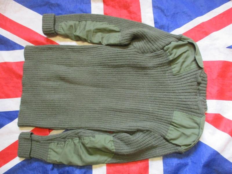 GENUINE BRITISH ARMY / COMMANDO issue WOOL JUMPER PULLOVER JERSEY 106CM large — image 5