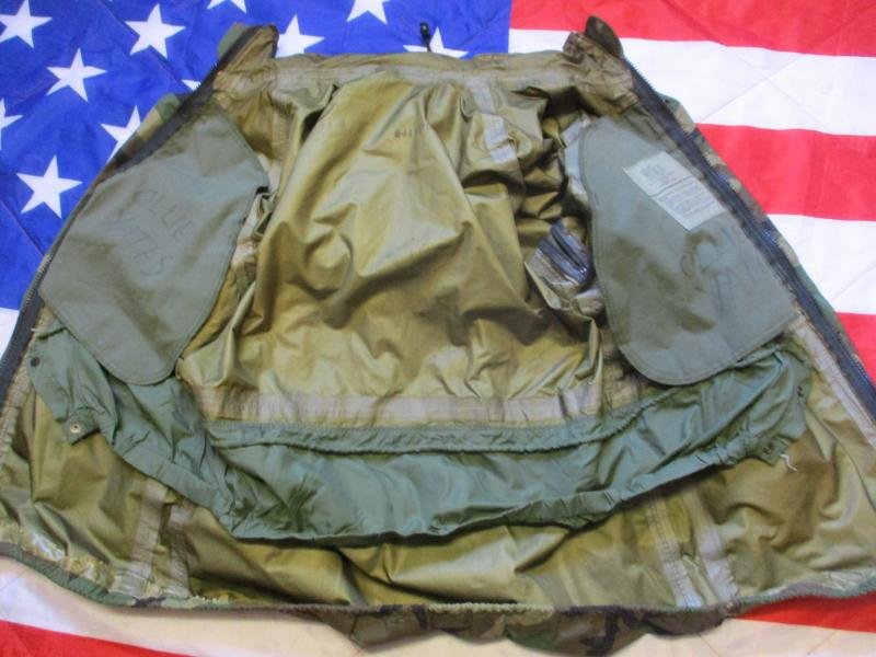 US ARMY / USMC USA GEN2 ECWCS m81 woodland CAMO goretex WATERPROOF PARKA COAT JACKET M L — image 3