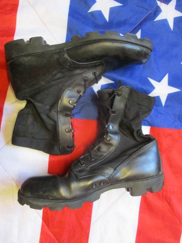 GENUINE WELLCO USA US ARMY / UKSF sas ISSUE black gen 1 = 1990 90pattern JUNGLE COMBAT BOOTS UK 11 — image 5