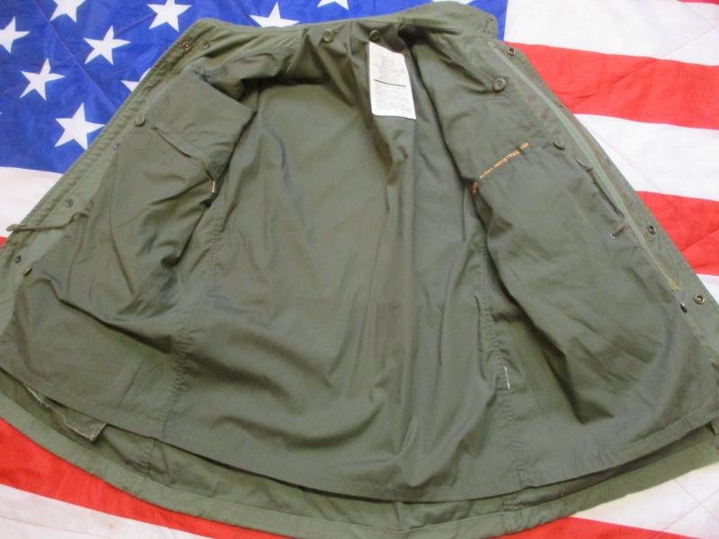 GENUINE alpha industries USA US ARMY M65 COAT COMBAT jacket VIETNAM WAR GREEN mr — image 3