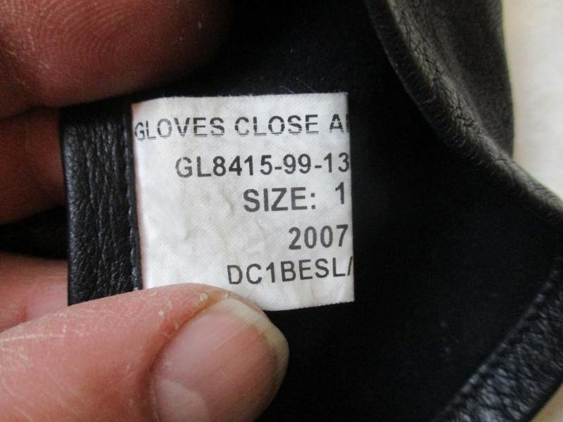 RAF PILOTS ISSUE AIR DEFENCE / SAS CRW CT TEAM WEAR thin LEATHER COMBAT GLOVES — image 2