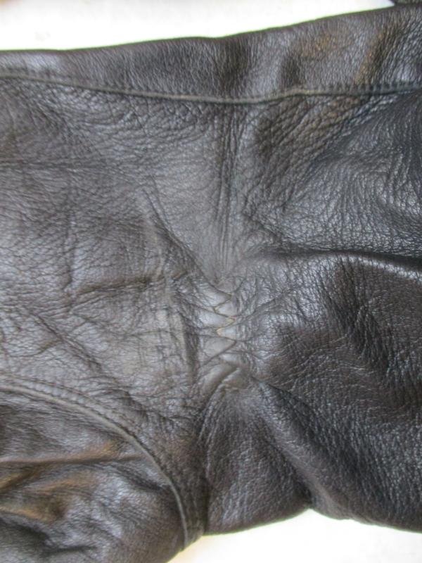 RAF PILOTS ISSUE AIR DEFENCE / SAS CRW CT TEAM WEAR thin LEATHER COMBAT GLOVES — image 4