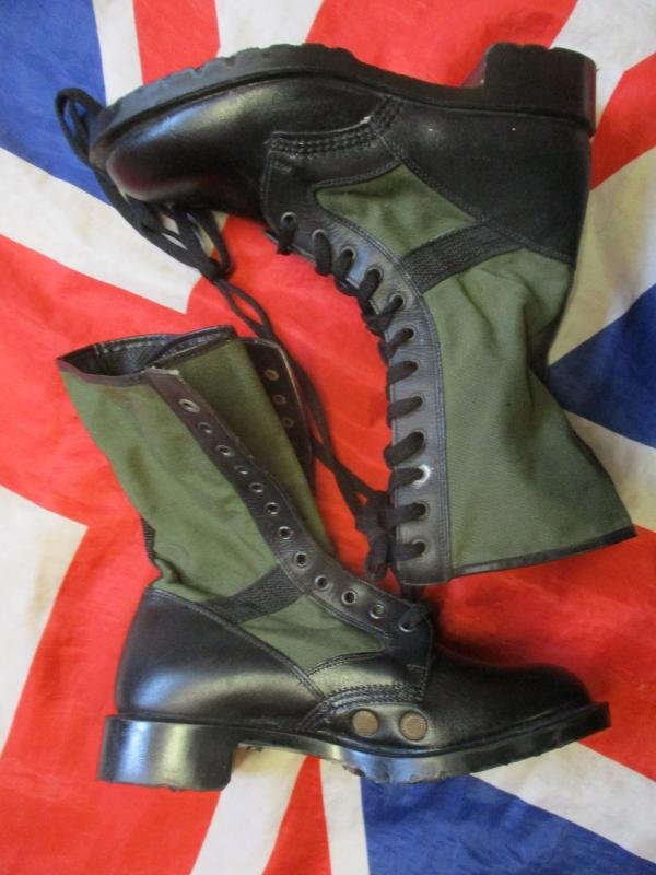 VERY RARE VINTAGE silvermans BRITISH ARMY DMS JUNGLE COMBAT BOOTS UK 8 NEW — image 5