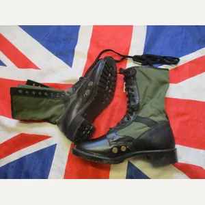 VERY RARE VINTAGE silvermans BRITISH ARMY DMS JUNGLE COMBAT BOOTS …