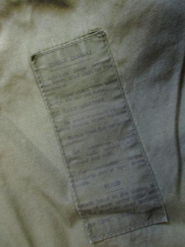 GENUINE BRITISH ARMY ISSUE 68 1968 dpm COMBAT JACKET FALKLANDS WAR size 7 & hood — image 5