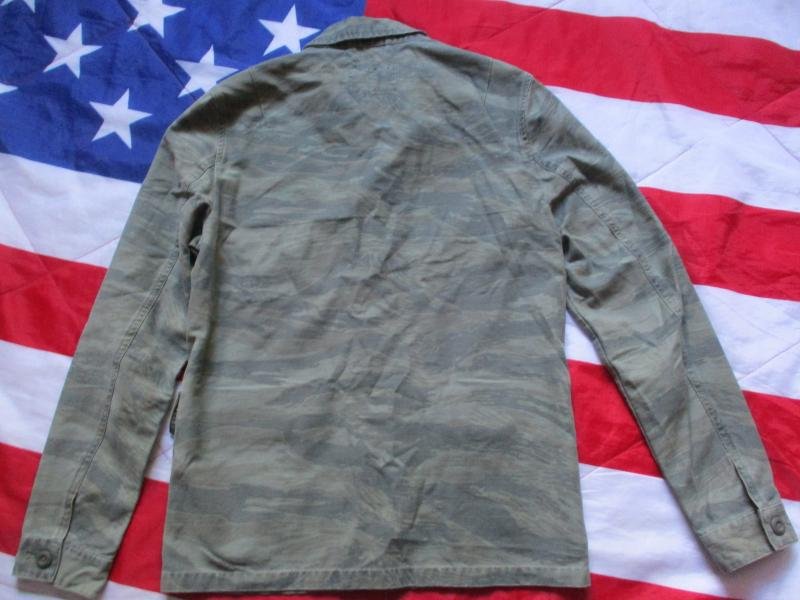 ALL SAINTS USSF Vietnam war tiger stripe CAMO storm OVER SHIRT / CHORE JACKET — image 2