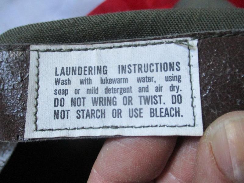 1987 US ARMY ISSUE VIETNAM WAR baseball base ball type CAP HAT OG GREEN MEDIUM platoon — image 4