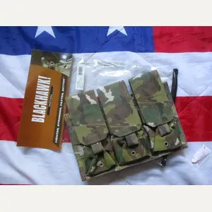real BLACKHAWK MOLLE STRIKE triple 5.56mm holds 6 mag POUCH …