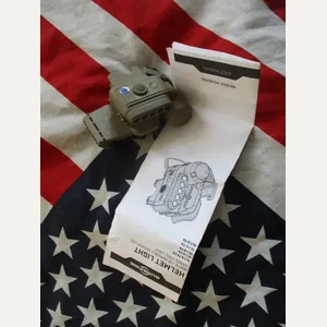 GENUINE SUREFIRE HELMET LIGHT blue & white light & irr