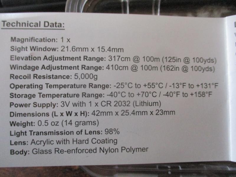 Genuine TRIJICON RedDot Red Dot Sight new in pelican case — image 4
