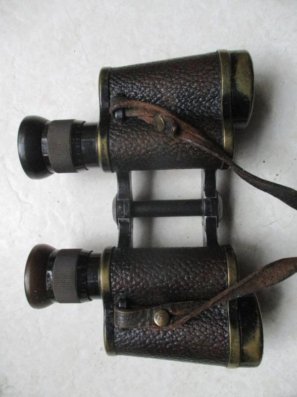 ORIGINAL WW2 GERMAN ARMY / Waffen SS / LUFTWAFFE / KREIGSMARINE / PANZER 6X30 carl zeiss jena DIENSTGLAS BINOCULARS & case — image 4