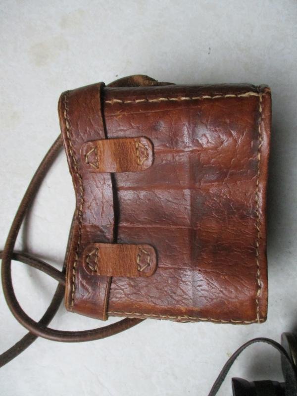 ORIGINAL WW2 GERMAN ARMY / Waffen SS / LUFTWAFFE / KREIGSMARINE / PANZER 6X30 carl zeiss jena DIENSTGLAS BINOCULARS & case — image 5