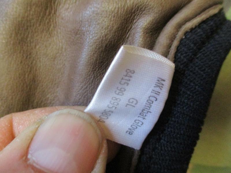 BRITISH ARMY ISSUE mtp / brown LEATHER cold weather combat COMBAT GLOVES size 10 large — image 5